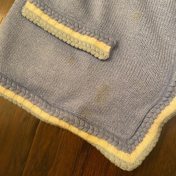 St. John Collection by Marie Gray Blue Cardigan Size 8 - Picture 3 of 3